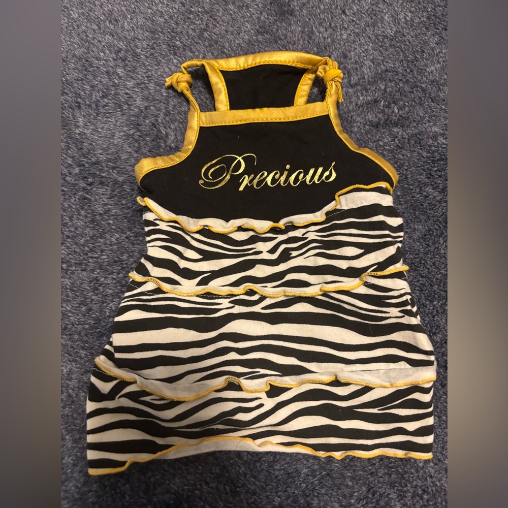 Dog Dress clothes shirt tank. 
Precious 
Size small